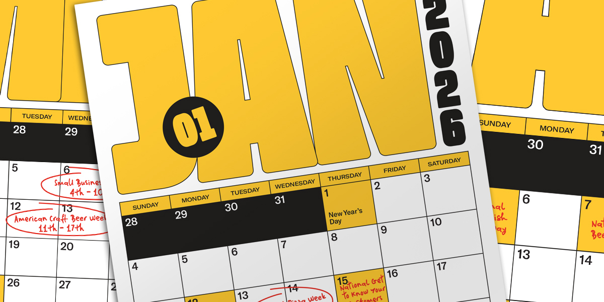 Pizza Holiday Calendar