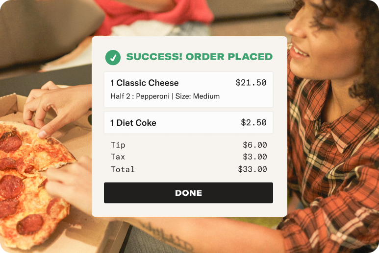 accurate orders everytime in spanish