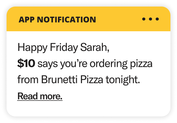 marketing app notification