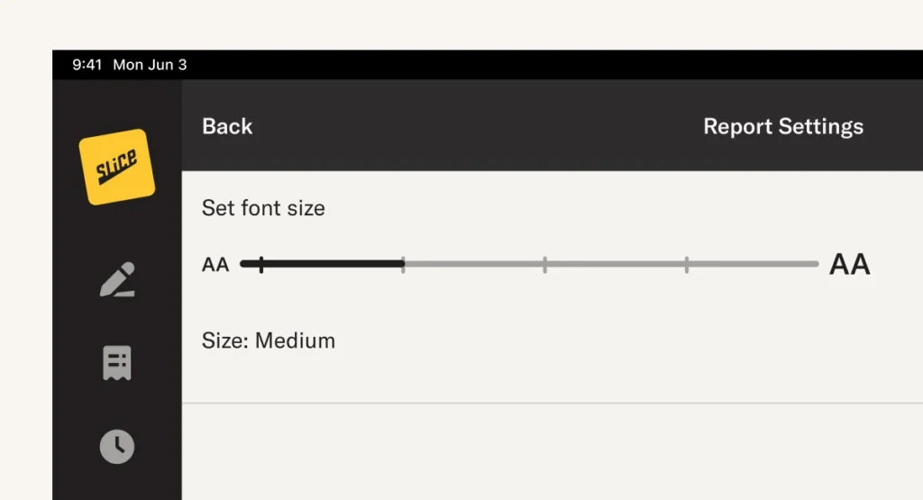 Print easier to read reports