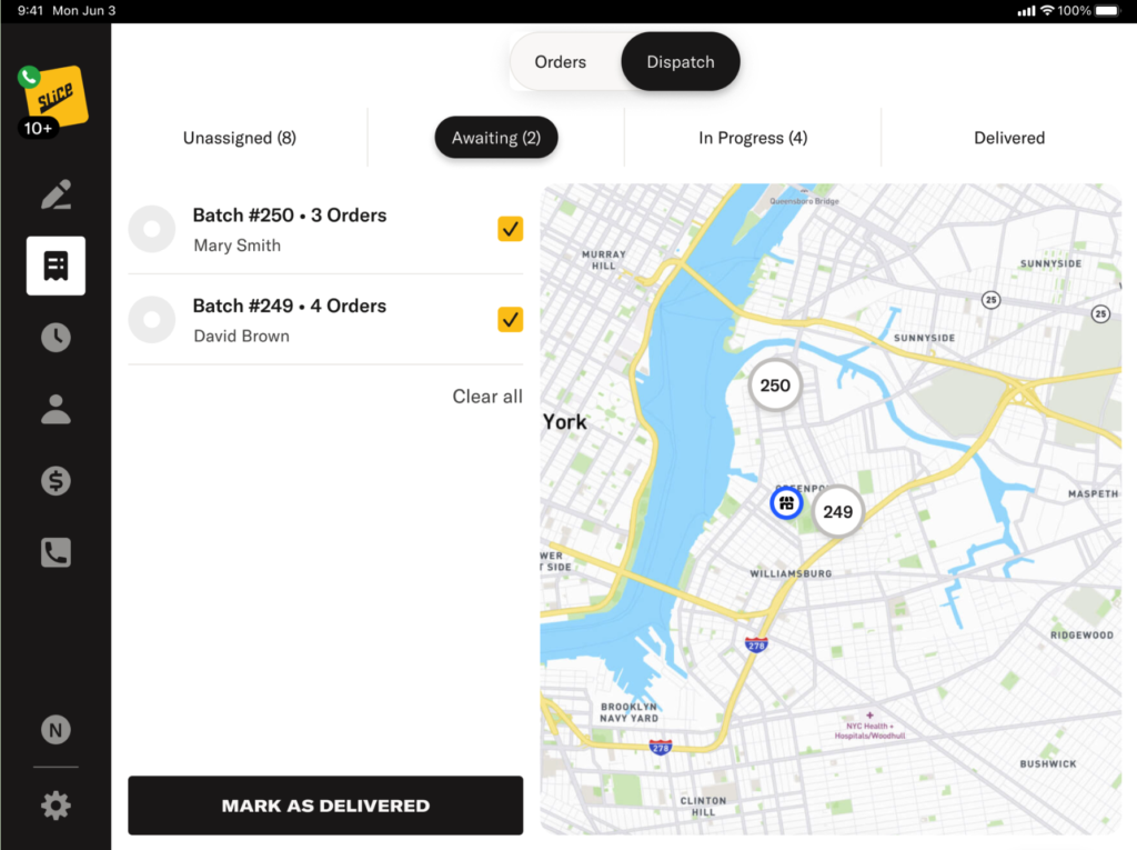 Delivery Management 11 delivered