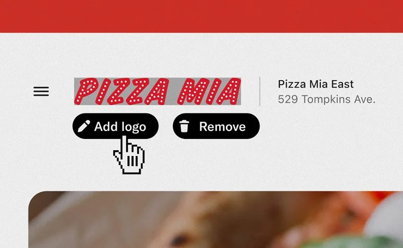 connect your custom website menu