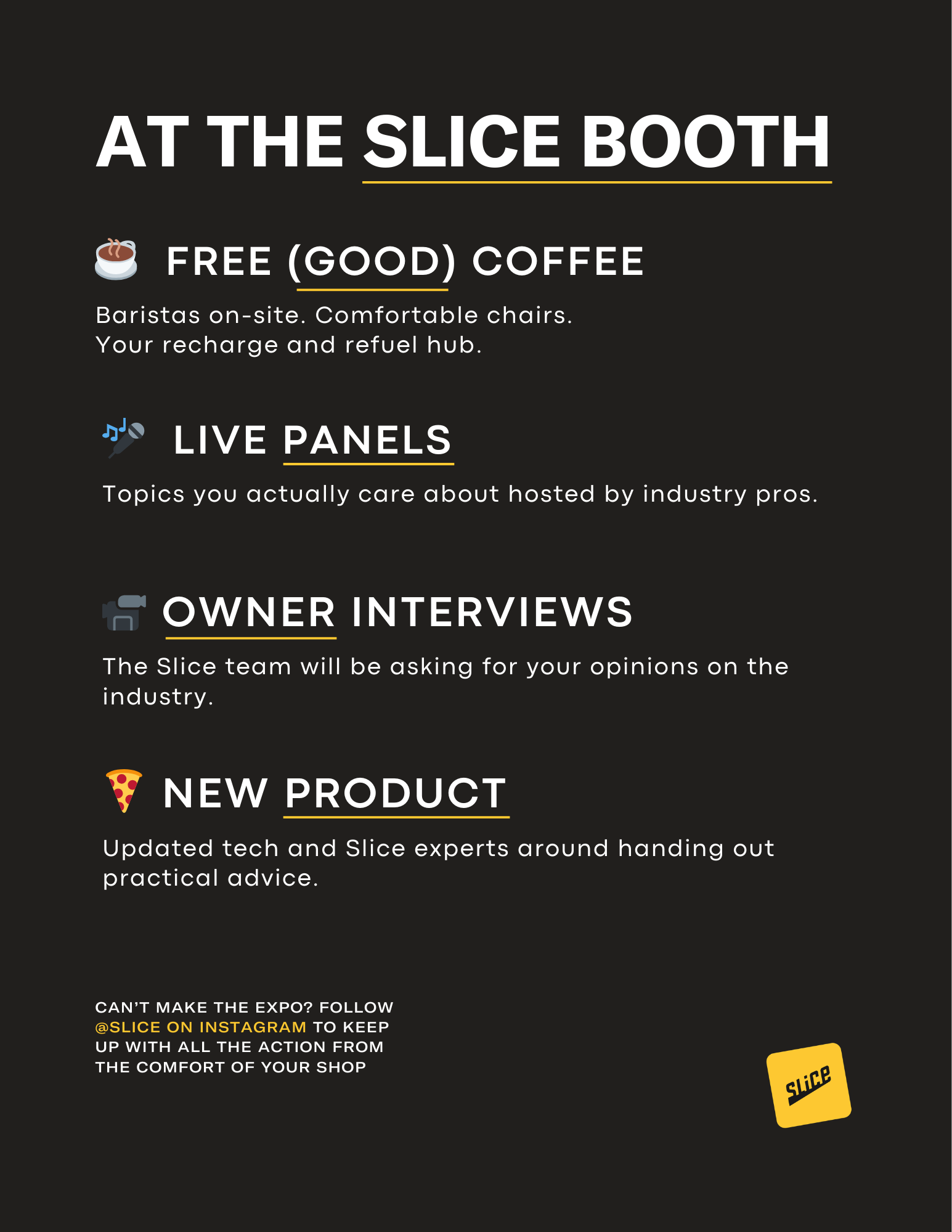 Slice at expo
