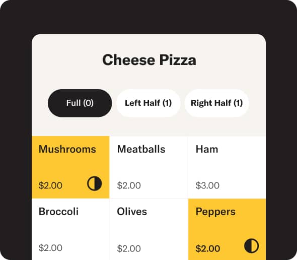 Built for counter speed.