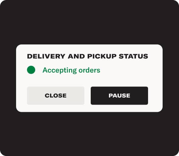 update your shop settings
