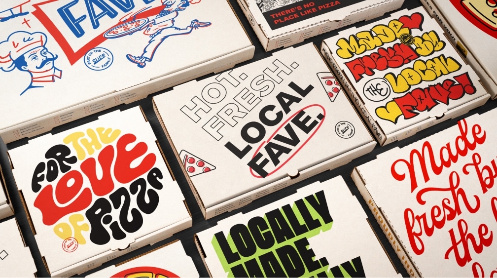 pizza boxes