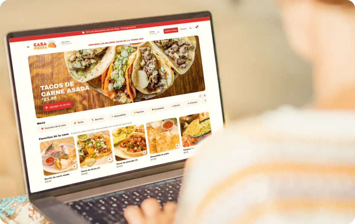 Punto de venta de Slice para restaurantes mexicanos