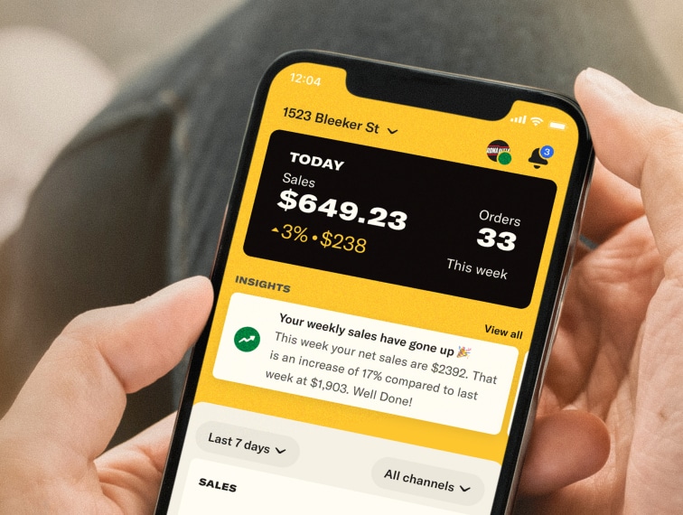 sales on your phone